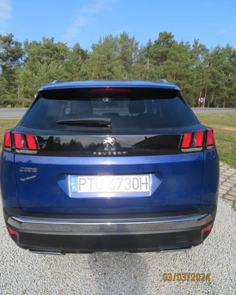 Peugeot 3008 cena 80000 przebieg: 115700, rok produkcji 2019 z Turek małe 172